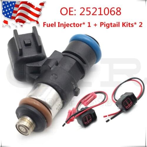 2521068 OEM Fuel Supply Accessories for Polaris RZR Ranger Fuel Injectors Pigtail Kit Connector Wiring Lead Cable