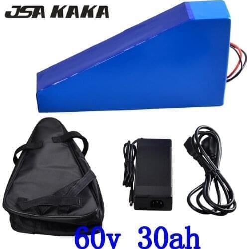 60V Battery 60V 30AH lithium Battery 60V 30AH Electric Bicycle Battery Use LG Cell For 60V 1500W 2000W 2500W 3000W Ebike Motor