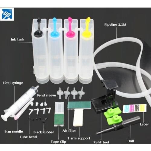 DIY CIS kits 4colors CISS ink tank with full accessories for Canon PG210 810 CL211 210 211 510 511 512 513 811 printers