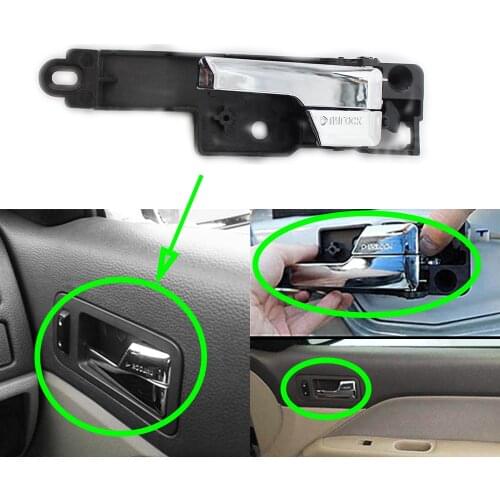 Door Handle For Ford Fusion /Lincoln MKZ /Lincoln Zephyr /Mercury Milan 2006~2012 Car Interior Door Handle Front with Trim Cover
