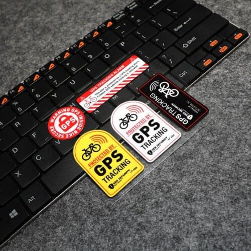 LuLu Sticker #030 BIKE SER SECURE GPS TRACKING WARNING Mark Stickers and Decals Waterproof Reflective Motorbike Stickers