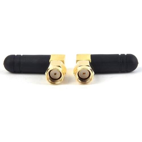 2PCS Mini Rubber 3dBi 2.4ghz WIFI Antenna SMA Male Router Bluetooth Antennas