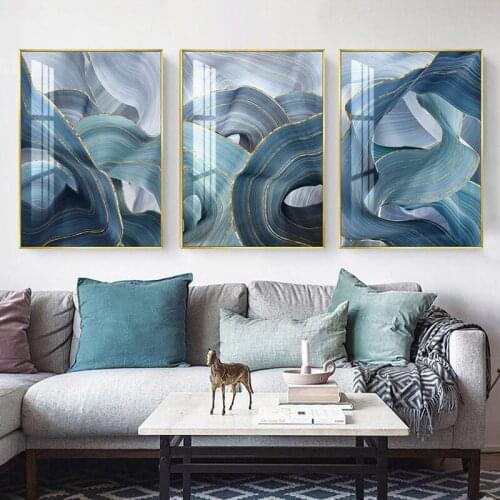 Minimalist Abstract Wall Poster Modern Style Canvas Print Green Texture Painting Contemporary Art Room Decoration Picture