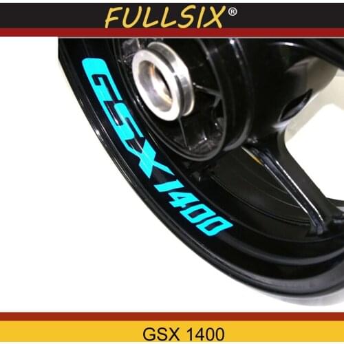 Motorcycle Wheel Sticker Decal Reflective Rim Bike Motorcycle Suitable for SUZUKI GSX 1400