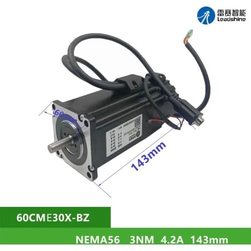 NEMA56 Leadshine 60CME30X-BZ 3Nm 4.2A Closed loop stepper 2 phase Shaft Diameter 8mm