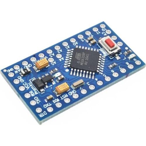 NEW Pro Mini atmega328 Mini ATMEGA328P 5V 16MHz Module With Crystal Oscillator Pins Replace ATMEGA128 for Arduino Nano