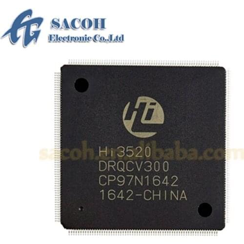 1PCS New OriginaI HI3520DRQCV300 or HI3520DRQCV400 or HI3520DRQCV200 or HI3520DRQCV100 HI3520 LQFP256 H.264 Video Recorder IC