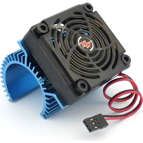 FATJAY Hobbywing EZRUN combo C1 B36 1:10 RC car heat sink with 5V cooling fan for 3660 3665 3674 motor