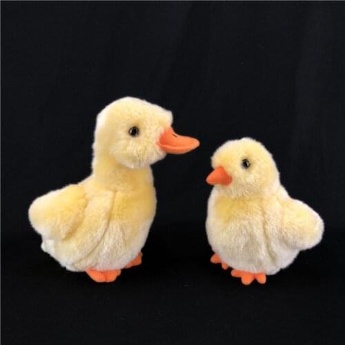 Realistic Lovely Plush Toy Little Chick Duck Animal Plush Stuffed Doll Kids Toy Gift Collectible Home Decor
