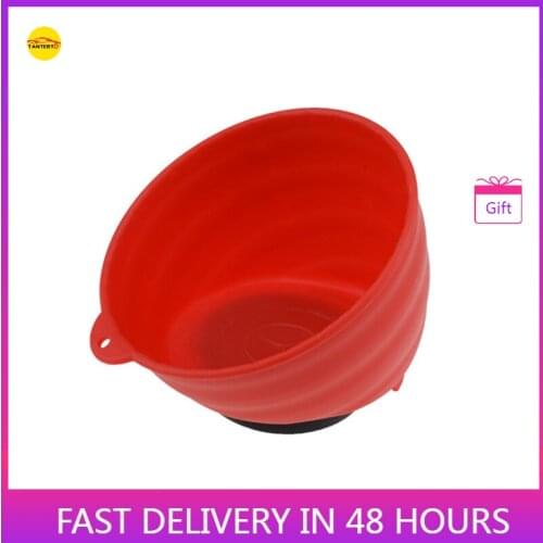 Rubber Magnetic Tool Tray Magnetic Bowl For Vehicle Repair Tools