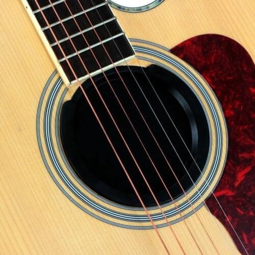 Guitar Sound Hole Cover Silicone Classic Acoustic Guitar Mute Silencer Feedback Reducer Soundhole Cover Noise Reduction