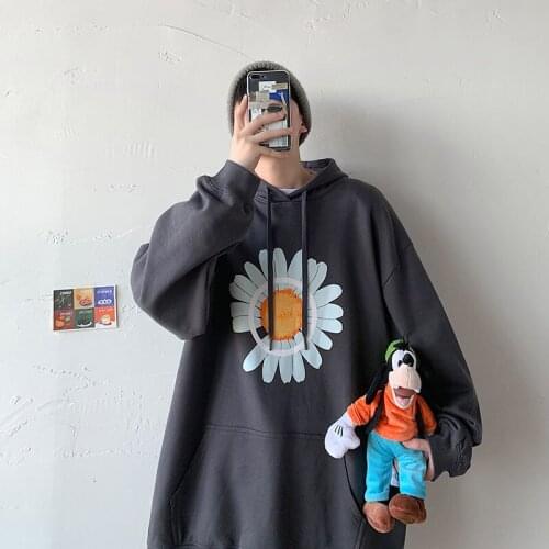 Man Streetwear Casual Pullovers Funny Printed Men Hoodies 2021 Autumn New Mens Hooded Sweatshirts 6 Colors