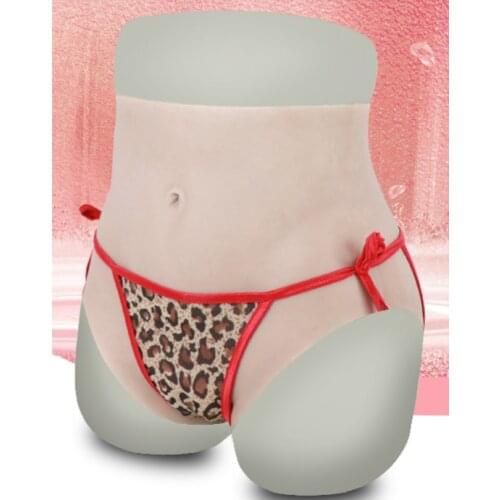 Crossdresser Silicone Fake Vagina Pants Drag Queen Artificial Latex Underwear Transgender False Pussy For Shemale Bodysuit Men