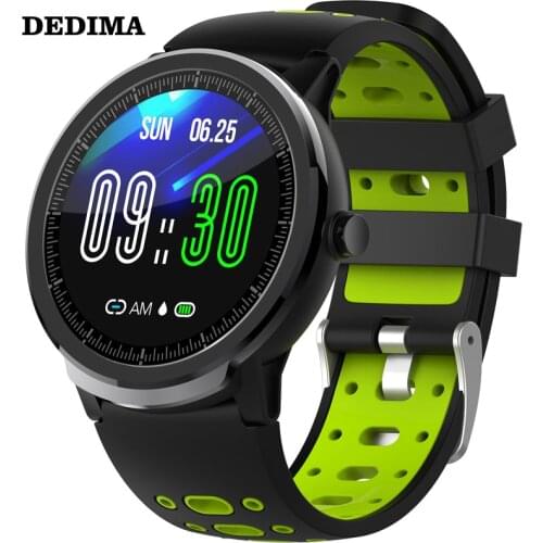 In stock Global Version DEDIMA Smart Watch 5ATM Waterproof Swimming Smartwatch 14 Days Battery Music Control for Android IOS