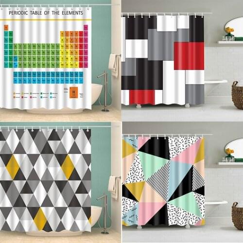 Flowers Pattern Shower Curtains Waterproof Polyester Bath Screen Curtain for Home Decoration Bathroom Printed Shower Curtain