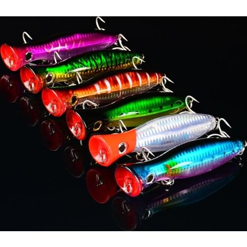 1pc 42.5g 12.5cm Big Popper Fishing lure Crankbait Iscas Artificial Wobblers ABS Hard Bait Pesca Bass Carp Pike Fishing Tackle
