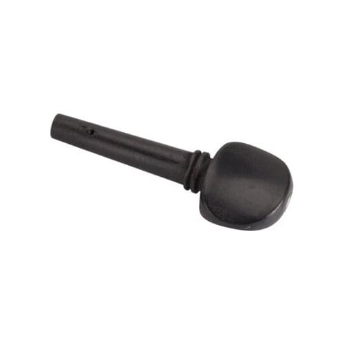 1pcs/set Professional Ebony Wooden Replacement Black Decorated Tuning Peg with Pattern on Top for 4/4 Size Violin Fiddle
