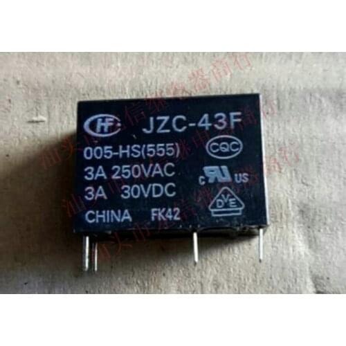 10 teile/los Relais JZC-43F 005-HS (555) Neue und original