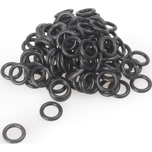 100PCS Motorcycle Engine Transmission Twin Cam Oil Drain Plug O-Ring For Harley Davidson OEM No.11105 Black