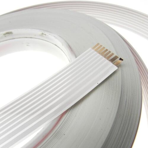 2m/lot) Car airbag cable 1.72MM*2.15MM*2.55MM 8pin G type 2000mm 2m legnth 17mm width for renault megane II