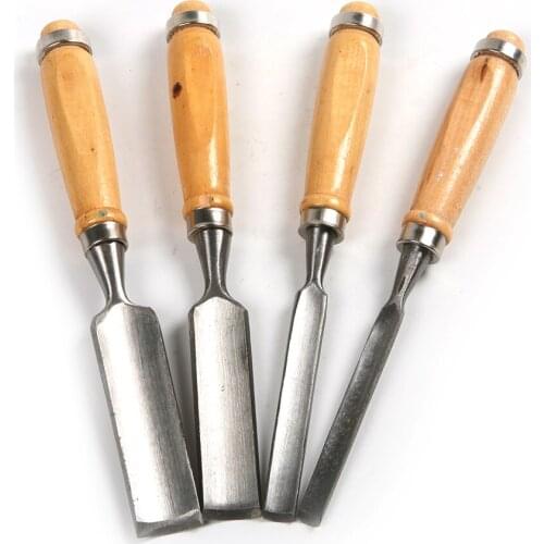 Top Quality 4 PCS / Set Carving Set Wood Gouge Chisel Tool Woodworking Tools for Carving Wood Hand Diy