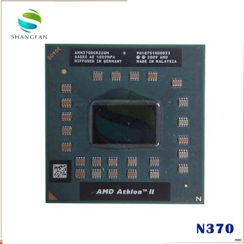 AMD Athlon II Dual-Core Mobile N370 2.5 GHz Dual-Core Dual-Thread CPU Processor AMN370DCR22GM Socket S1