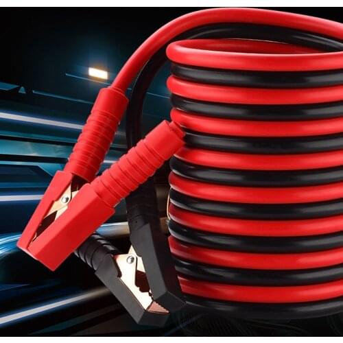 2Pcs Car 3.0M Jumper Cables Universal Car Power Booster Emergency Charge Battery Cable