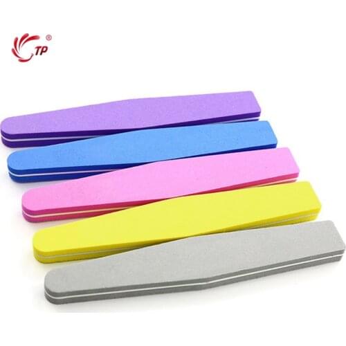 6pcs Washable Sanding Sponge Nail File Buffer 100/180 Polishing Grinding Manicure Pedicure Pads Nail Filing Tools