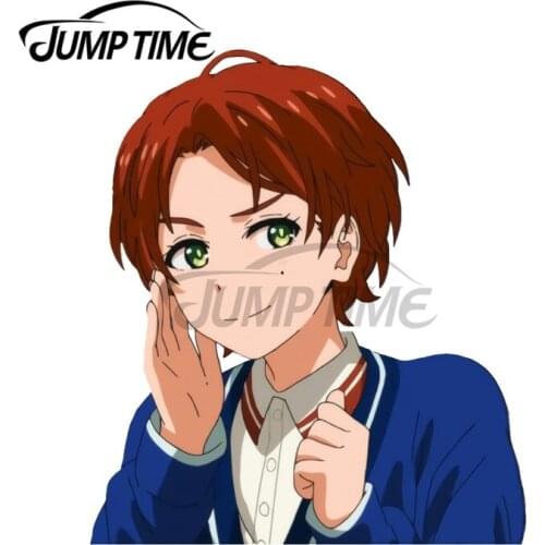 JumpTime 13 x 11.8 cm Momoe Thumbs Up Car Stickers JDM Vinyl Air Conditioner Helmet RV VAN Fine Decal Car Accessories Graphics