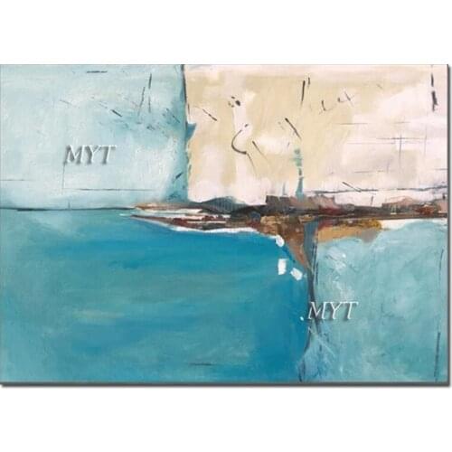 Blue Color Oil Painting Handmade New Abstract Paintings Canvas Wall Art High Quality Hand-painted Wall Pictures Artwork Hot Sell