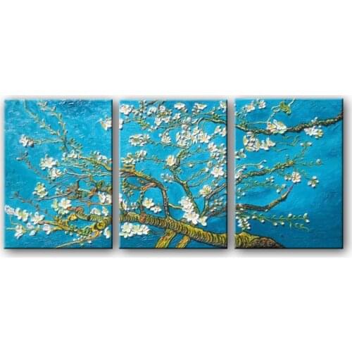 Oil Painting Van gogh painting famous apricot flowers 100% Hand painted world famous paintings 2020061603