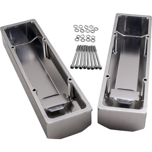 Valve Covers For Chevy Small block SBC 350 400 283 327 Fabricated Aluminum 58-86