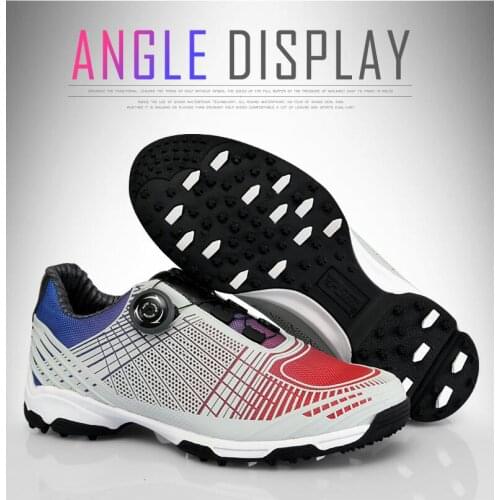 New PGM Golf shoes mens knobs buckle shoes with double patent shoes sneakers