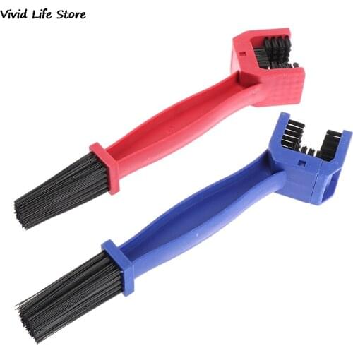 Motorcycle Chain Cleaner Plastic Bike Bicycle Moto Brush Cycling Clean Chain Cleaner Outdoor Scrubber Tool For Road
