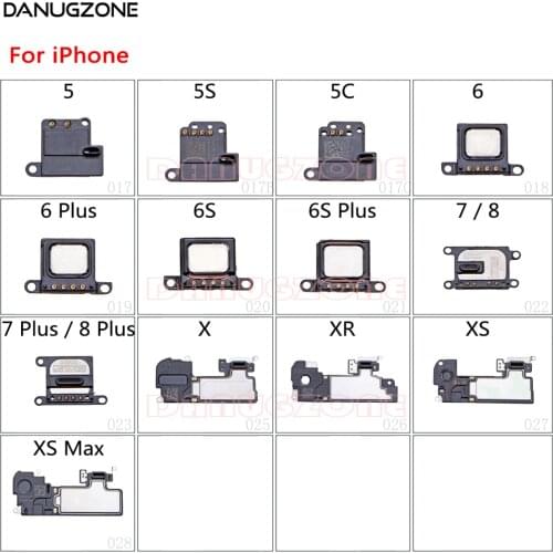 Original Top Front Earpiece For iPhone 6S Plus 6 7 8 5 5S 5C X XS Max XR XSMax Earpiece Ear Speaker Sound Receiver Flex Cable