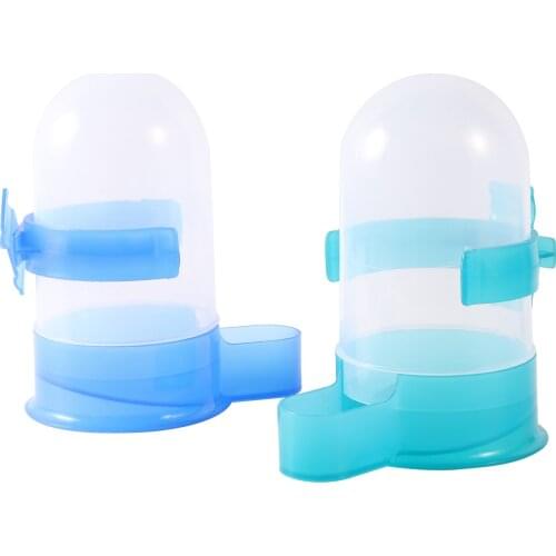 Pet Bird Automatic feeder Automatic bird feeder Hanging cage feeder Bird drinking fountain Can store water or food 1 pc