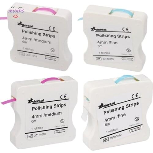 1 Box Dental Polishing Strip 4mm Resin Tooth Interdental Sanding Grinding Whitening Teeth Surface Dentistry Lab Supplie Tool