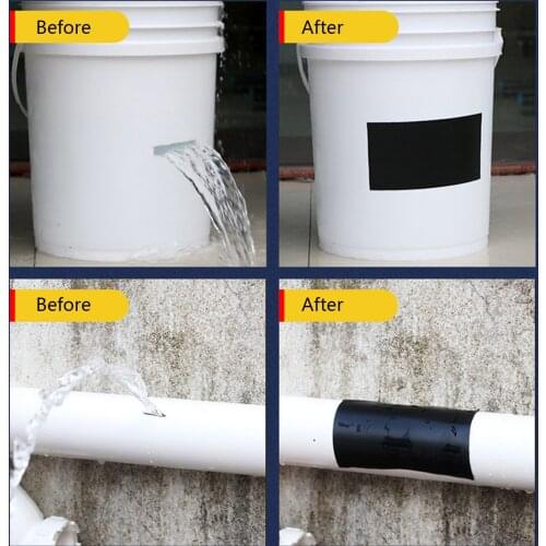 10cm*1.4m Strong Waterproof Tape white/black/clear Tape Super Strong Rubber Waterproof Adhesive Sealant Patch Leaks Tap