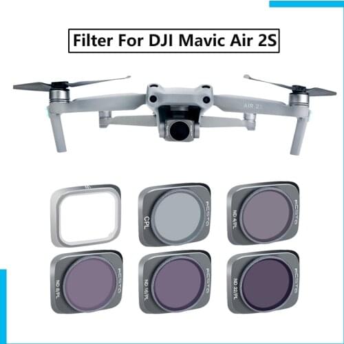 For DJI Mavic Air 2S CPL/ UV/ND8PL/ ND4 8 16 32 PL Set NDPL4 8 16 32 ND Lens Filters Set Professional Filter Kit Air2S