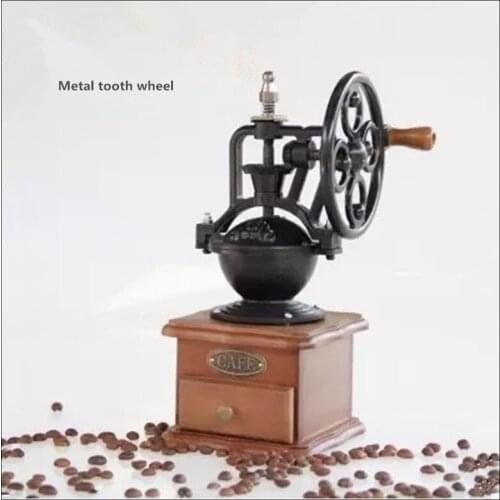 Retro hand grinder hand grinder coffee grinder classic household grinder powder machine