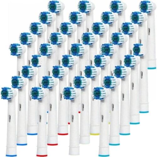 New Arrivals 40pcs or 16pcs or 12pcs or 8pcs Electric Toothbrush Head for Oral Hygiene B Toothbrush Replacement Brush Heads