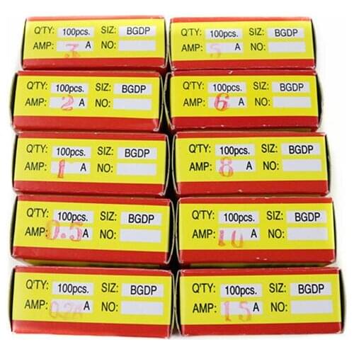 5*20mm Glass Fuse 0.5A 250V Fast Fuse 5*20 F0.5A 500MA 250V