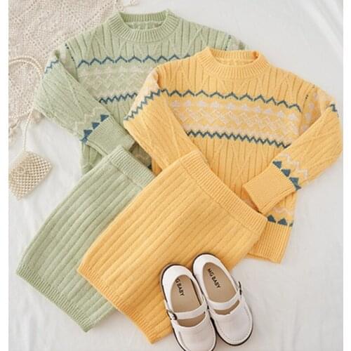 Skirts Winter Autumn 2020 New Childrens Skirts Baby Dress Two-piece Set Soft Kids Comfortable Cute Princess Clothes For Girls