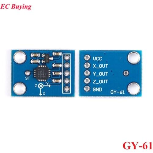 10PCS GY-61 ADXL335 Three-axis Accelerometer Tilt Angle Module 3-Axis Analog Output Acelerometro Sensor Angular Transducer