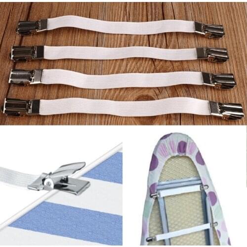 4Pcs/set New Useful Multipurpose Bed Sheet Fasteners Mattress Elastic Holder Clip Grippers Tool Bed Sheet