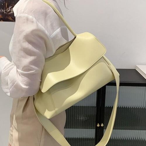 Simple Design Big Casua Totes Shoulder Bag Women Crossbody Messenger Bags 2021 New Handbag Purse Ladies Messenger Bags Qualited