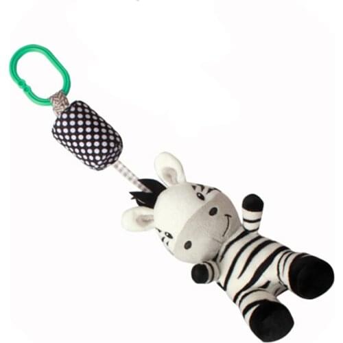 Baby Rattles Mobiles Toddler Toys Christmas Crib Toys For Baby Soft Bed Bell Animal Zebra Stroller Hang Boutique Car Hanging