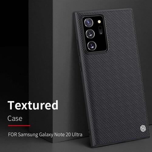 For Samsung Note 20 NILLKIN Textured Nylon Fiber Case Back Cover for Samsung Galaxy Note 20 Ultra Phone Case Durable Non-slip