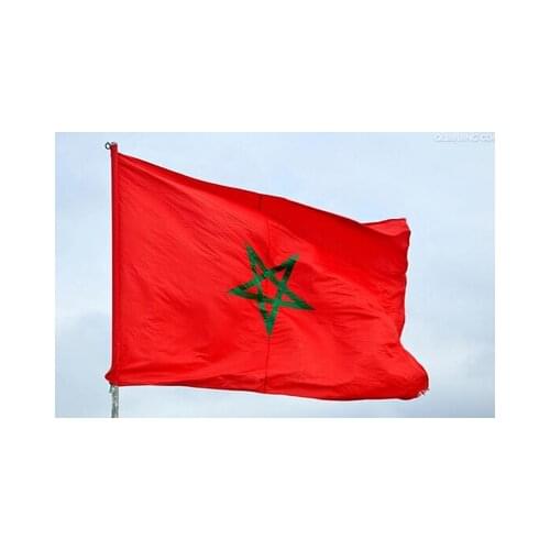 Morocco Flag Nation 3ft x 5ft Polyester Banner Flying150* 90cm Custom flag All over the world Worldwide outdoor