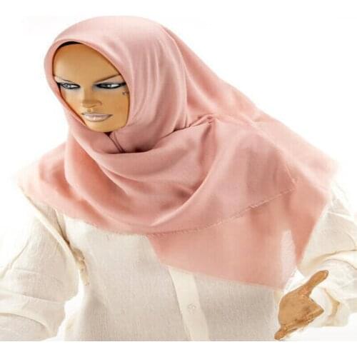 6 PCS Perfect Muslim Tulle Quality Islamic Hijab Muslim Scarf Worship 2021 Turkish Hijab Gift To Mother Cotton Tulle Shawl